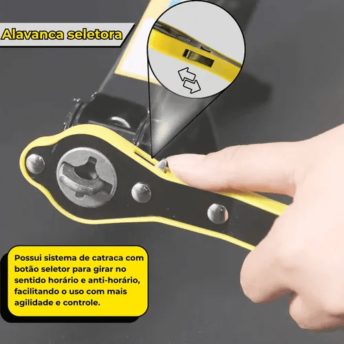 Chave Catraca Para Macaco Sanfona Universal Carro Automotivo